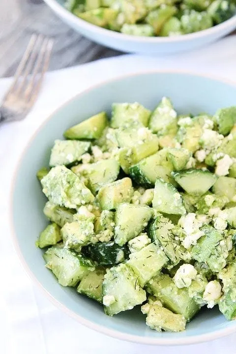 Cucumber, Avocado, and Feta Salad